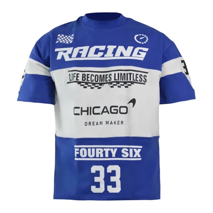 تیشرت اسپرت ریسینگ شیکاگو مدل ZRA-4D0558 آبی