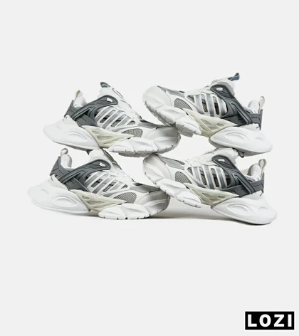 کفش کتانی مردانه و زنانه طوسی سفید ADIDAS performance x9000l4