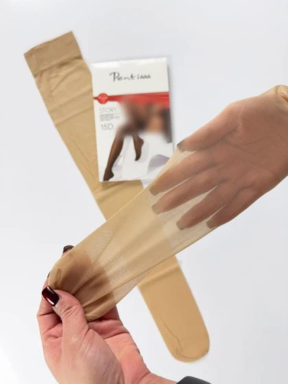 جوراب بالا زانو شیشه ای ضخامت 15پنتی Penti