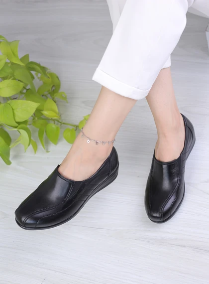 کفش چرم پرسنلی زنانه 119 پلاک