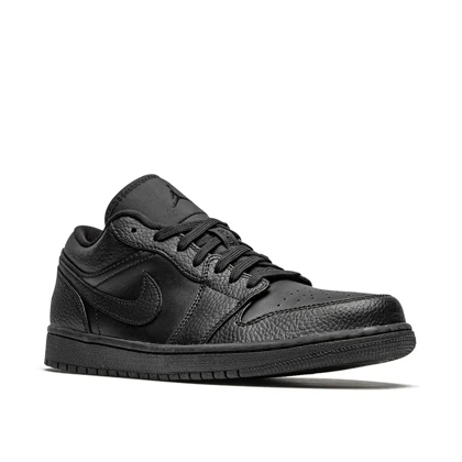 کتانی نایک ایر جردن1 بدون ساق تمام مشکی مسترکوالیتی Nike Air Jordan 1 Low "Triple Black" sneakers