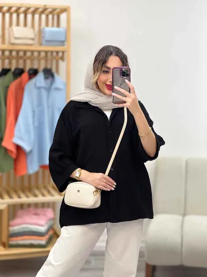 شومیز دو جیب باران