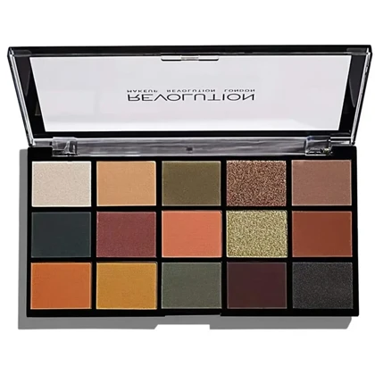 پالت سایه چشم پودری 15 رنگ روولوشن, مدل Reloaded رنگ Division