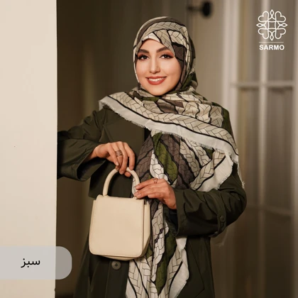 روسری نخ پنبه تافته