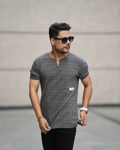 تیشرت پسرانه نخی کوبایی