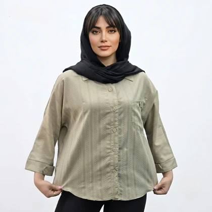 مانتو کوک دوزی تک جیب مراکشی مدل لاکس علیدسا