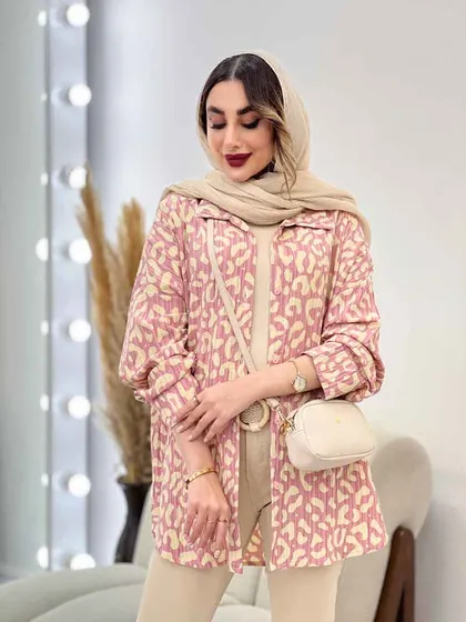 شومیز طرح دار ملودی