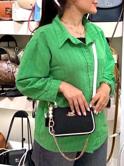 کیف زنانه دستی و دوشی کوچ مدل مروارید