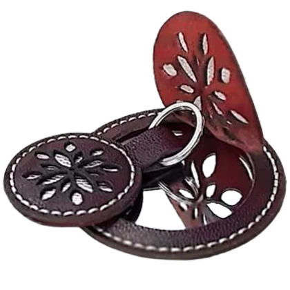 ست آینه و جاکلیدی چرم