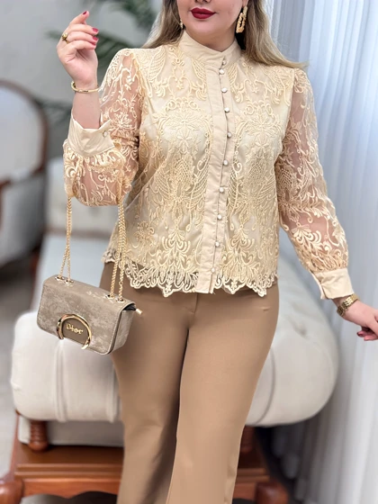 شومیز دانتل راشل 2941