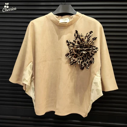 شومیز جلوبسته گل‌دار زنانه کد 26