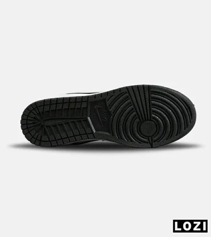 کفش کتانی ساق‌دار مردانه و زنانه مشکی آبی سفید NIKE jordan 1 مدل 7712