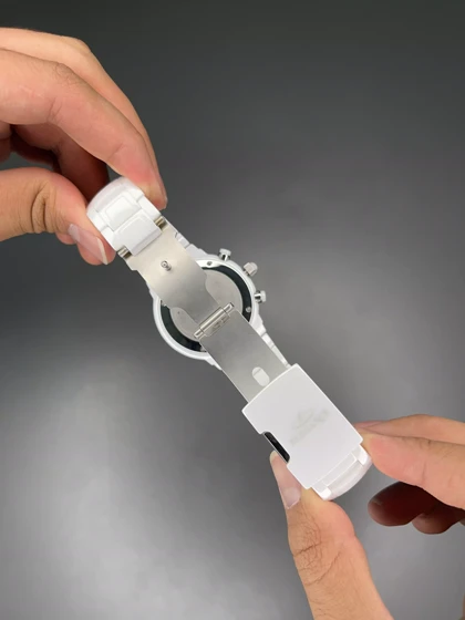 ساعت مچی الگانس کورنوگراف فول سرامیکی سفید Elegance