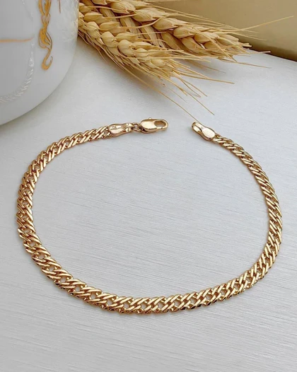 دستبند زنجیری طرحدار ژوپینگ