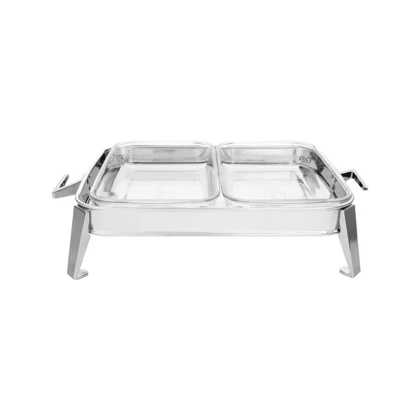 سوفله دوقلو مستطیل کروم کد OW4104
