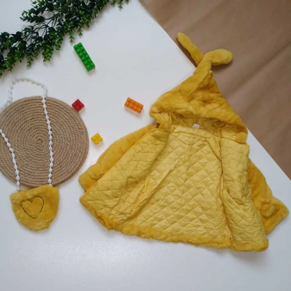 پالتو دخترانه پولیشی مدل خرگوش