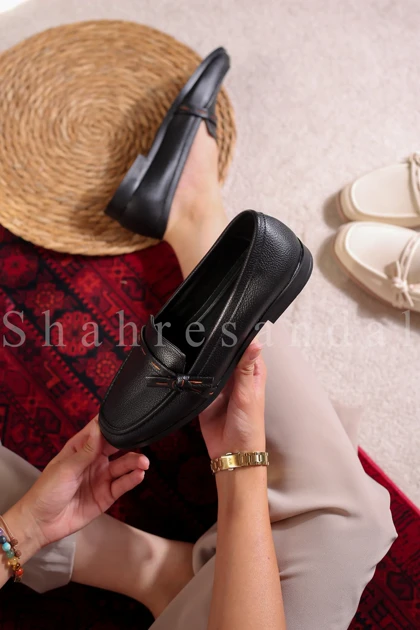 کفش کالج زنانه گره‌ای