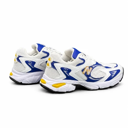 کفش کتانی مردانه مدل نیوبالانس 725 سفید آبی زرد New Balance