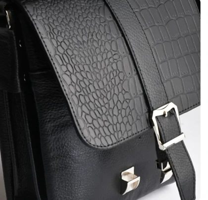 کیف دوشی چرم طبیعی سپنتا