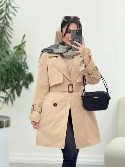 بارانی پشت ژیله پاگن دار