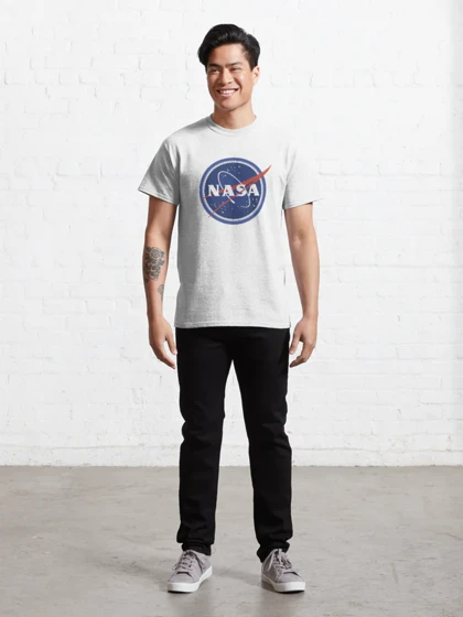 تیشرت با طرح nasa ناسا Embroidered کد 12836