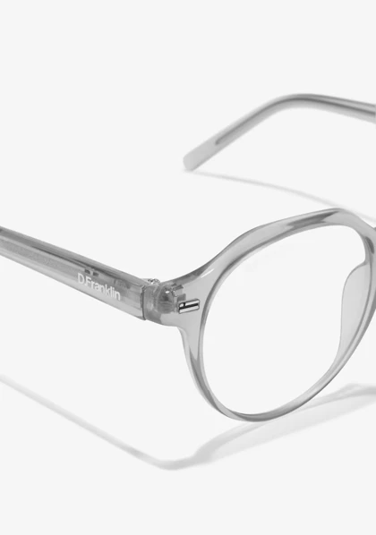 عینک فتوکرومیک دی فرانکلین مدل D.franklin Ultra Light S Round Full Photochromic Grey / Grey