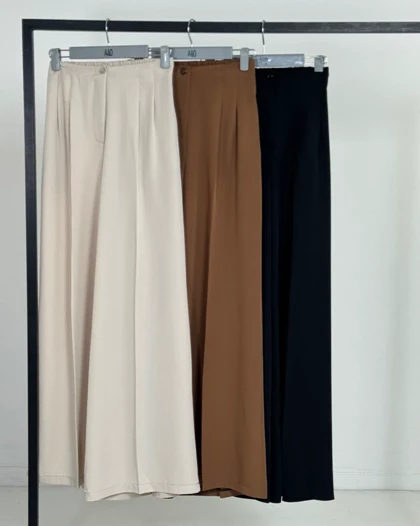 شلوار فول بگ کرپ  کد 200284