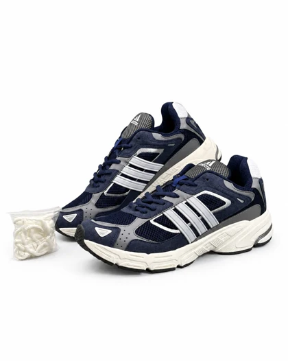 کفش کتانی مردانه مدل آدیداس فارماتون سرمه ای طوسی Adidas Pharmaton