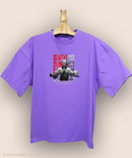 تیشرت لش مردانه و زنانه طرح جوجوتسو کایزن شخصیت سوکونا کد 898