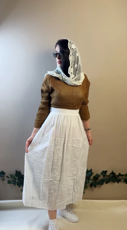 بافت کراپ قهوه ای -سدری