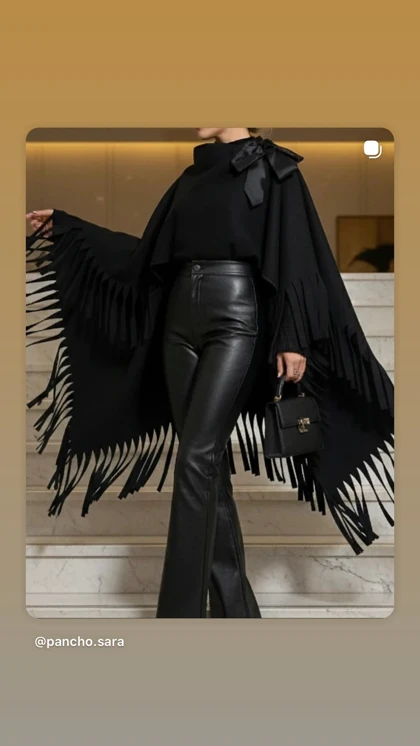 پانچوسرخپوستی بلک رژ