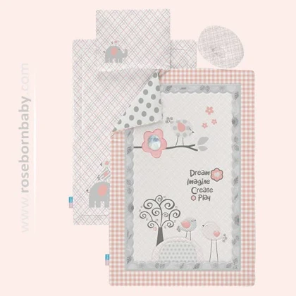 سرویس خواب چهارتیکه جوجه رزبرن ROSEBORN LOVE SONG