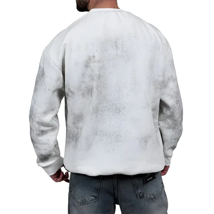 دورس سفید سه نخ طرح ساده براش دار