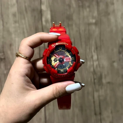 ساعت مچی کاسیو جی شاک قرمز مدل GA-110 اسپرت