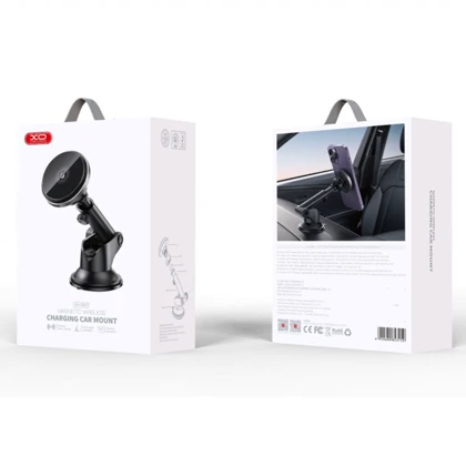 هولدر مگنتی و شارژر وایرلس خودرو ایکس او XO مدل CX017 توان 15 وات