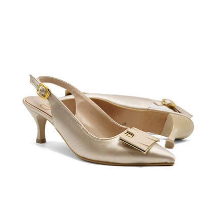 کفش مجلسی زنانه پاشنه‌دار 5 سانت مدل 400933 _ sandal valentino