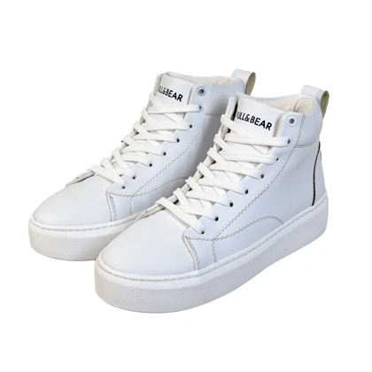 نیم بوت اسپرت مردانه مدل پول اند بیر PULL&BEAR رنگ سفید کد 51381