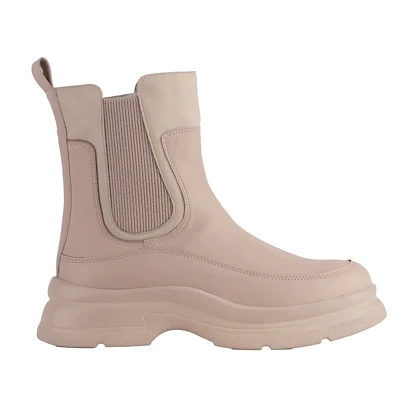 نیم بوت دوبرکش مدل کاون_کرم کد 8810