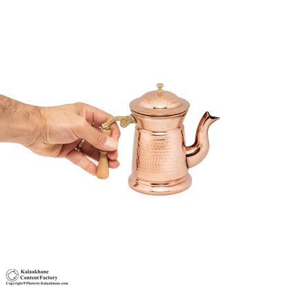 قوری مسی گنجایش 400 سی سی