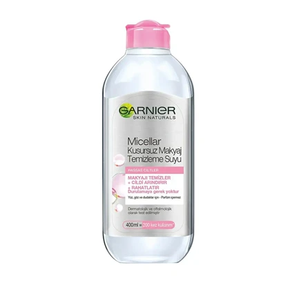 میسلار واتر گارنیر صورتی مخصوص پوست های خشک و حساس 400میل