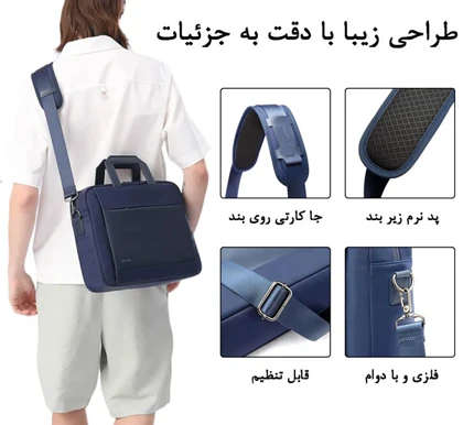 کیف دستی لپ تاپ 15.6اینچ اورجینال بنج BANGE 7702