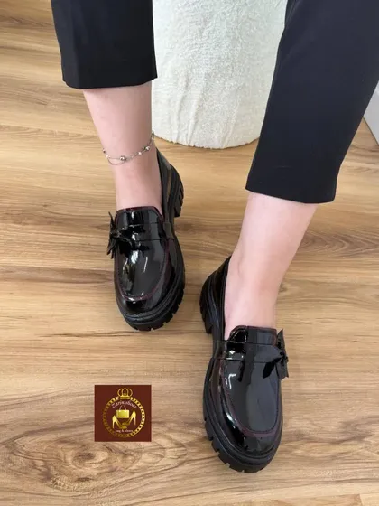کالج لژدار زنانه ورنی و چرم عروسکی