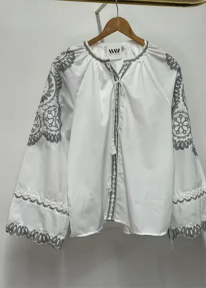 شومیز گلدوزی کد 4018