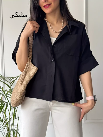 مانتو شومیزی باکسی سایه