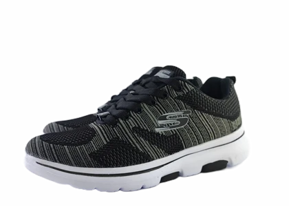 کفش اسپرت و روزمره مردانه برند اسکچرز Skechers رامیرو مشکی طوسی کد 250