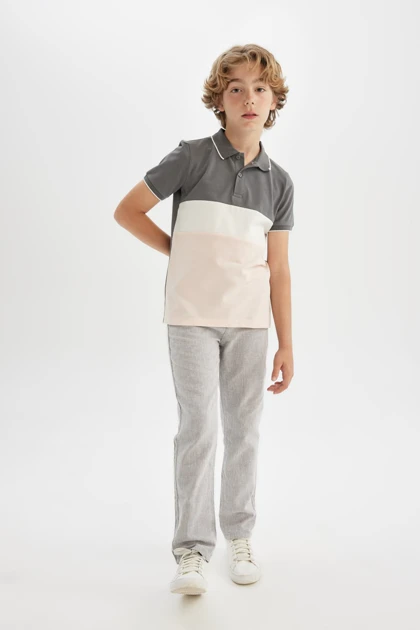 تیشرت یقه پولو بچگانه defacto