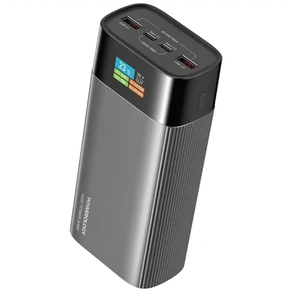 پاوربانک پاورولوژی Powerology مدل PPBCHA87GY ظرفیت 40000mAh