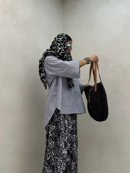 شومیز 2 جیب گت دار