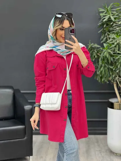 مانتو کتان شاپرک