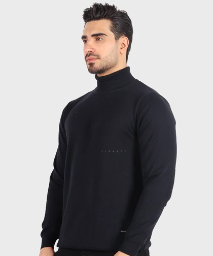 یقه اسکی مردانه ساده و بافت 0254